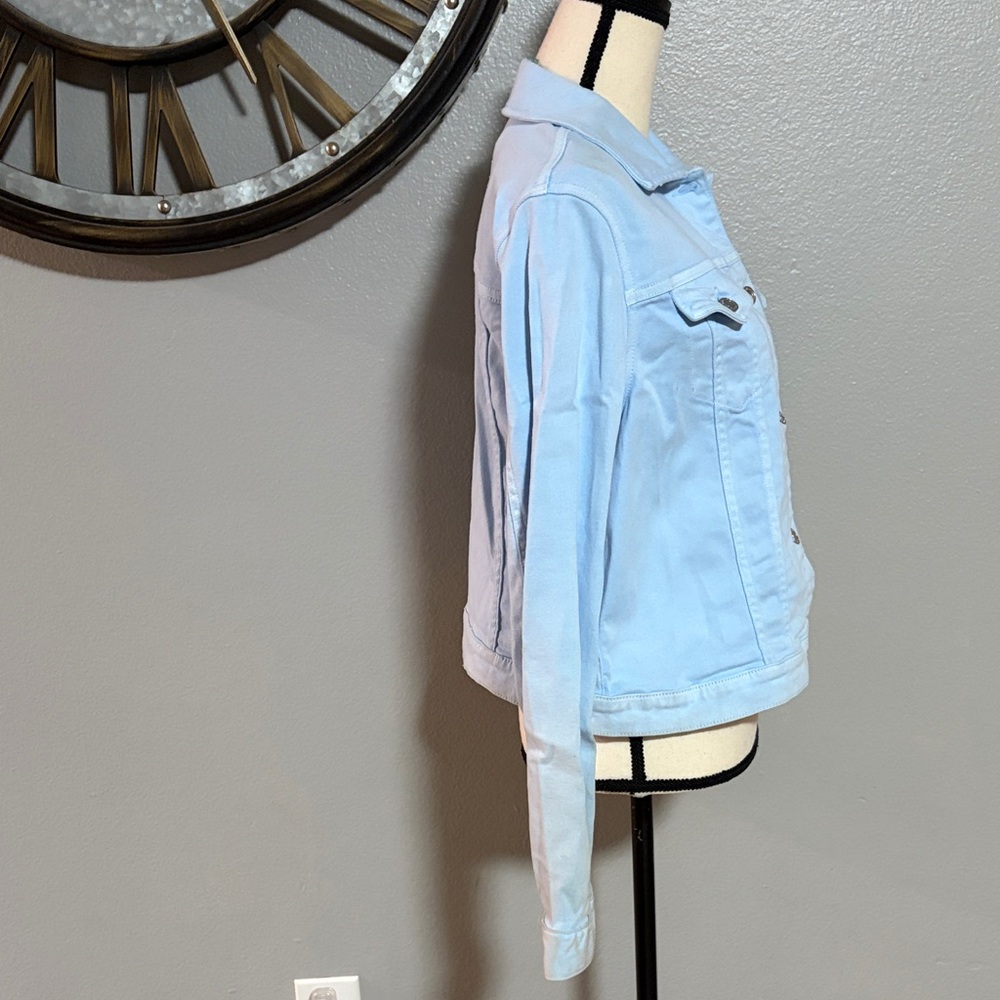 MICHAEL KORS Light Blue Denim Jacket - Picture 4 of 8